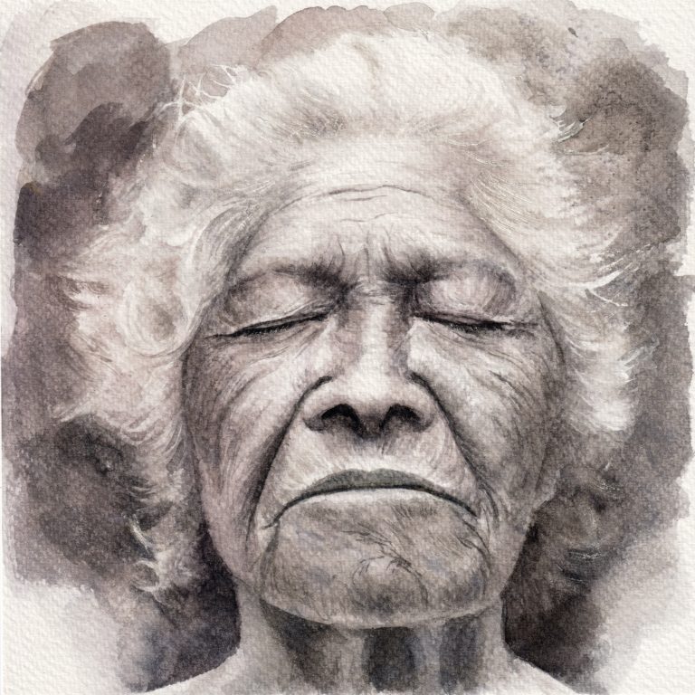 Rough — watercolour artwork by Liu Ling