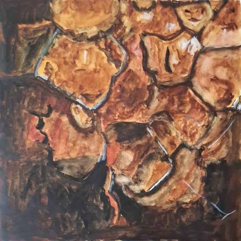 Rough — watercolour artwork by Madhavi