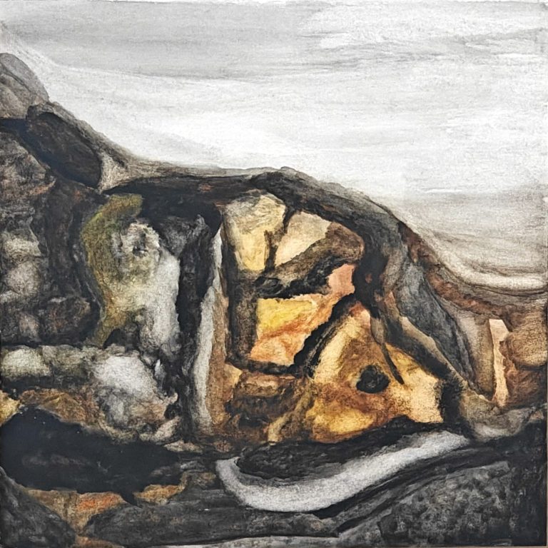 Rough — watercolour artwork by Mary Lee