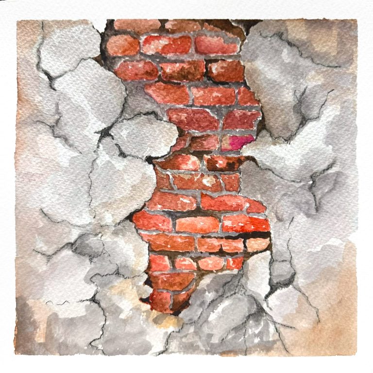 Rough — watercolour artwork by Teresa Yong