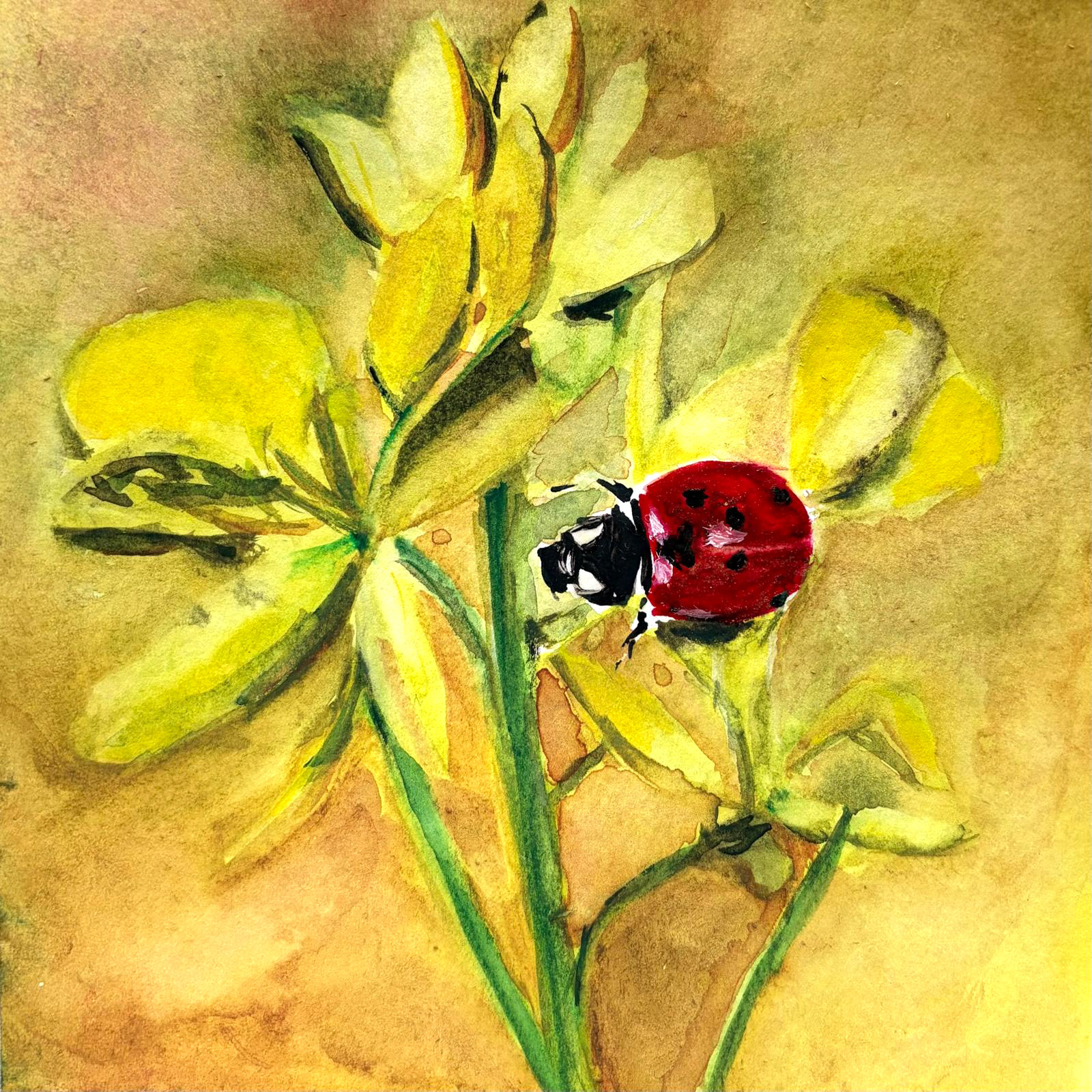 Warm — watercolour artwork by Abigail