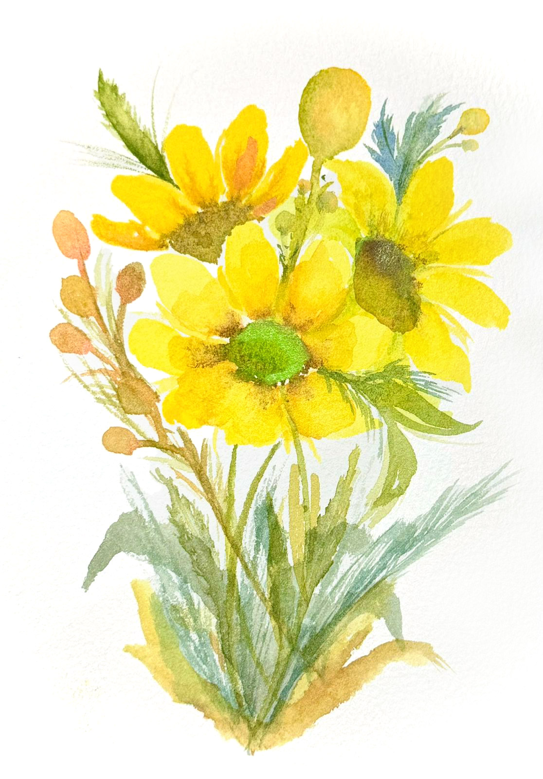 Warm — watercolour artwork by Joyce Sim