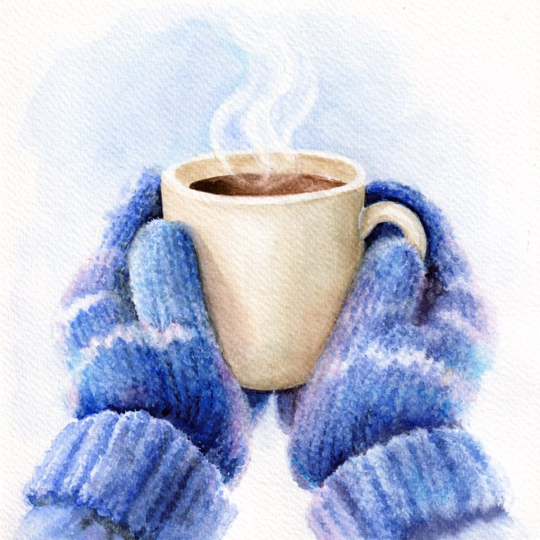 Warm — watercolour artwork by Liu Ling