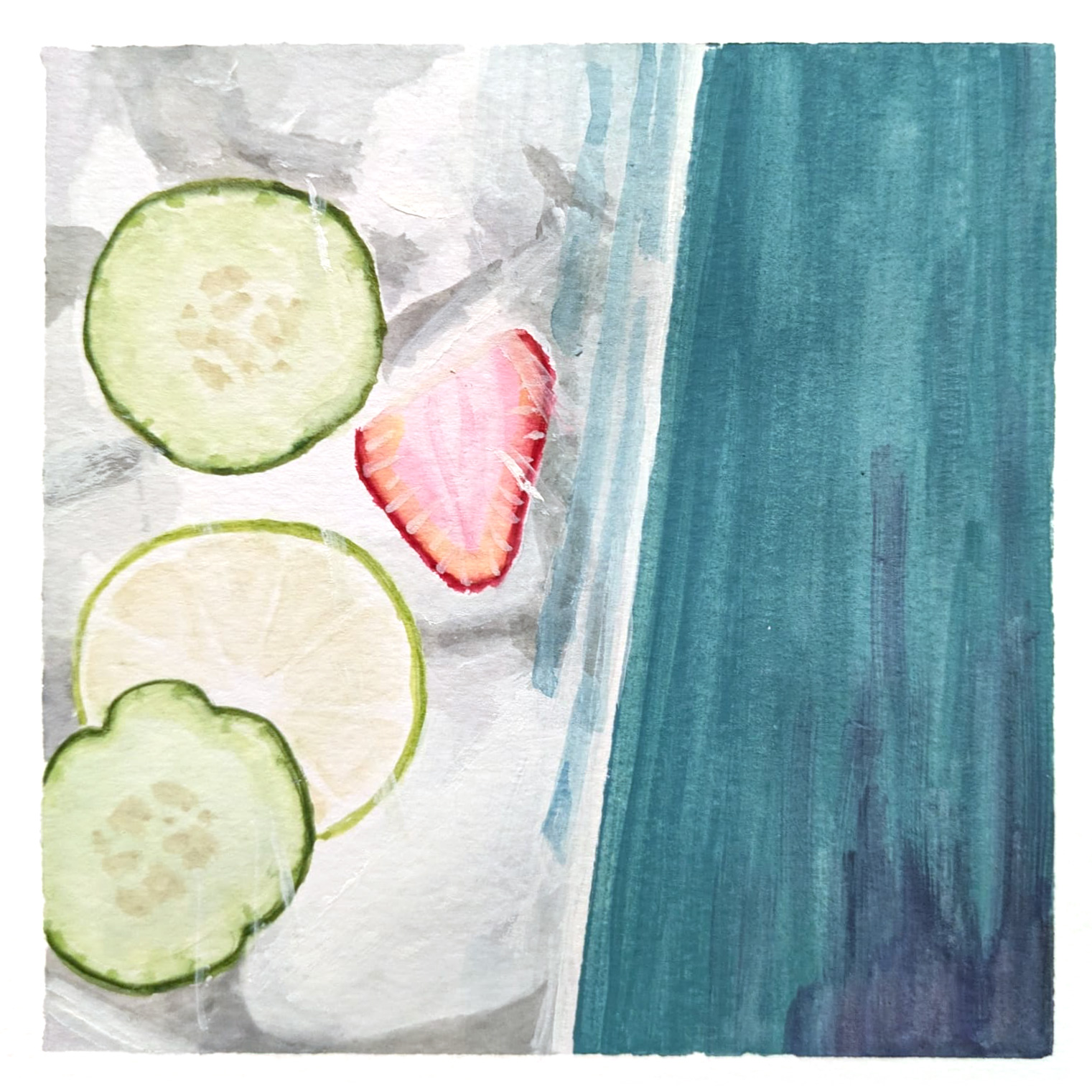 Cool — watercolour artwork by Kevin
