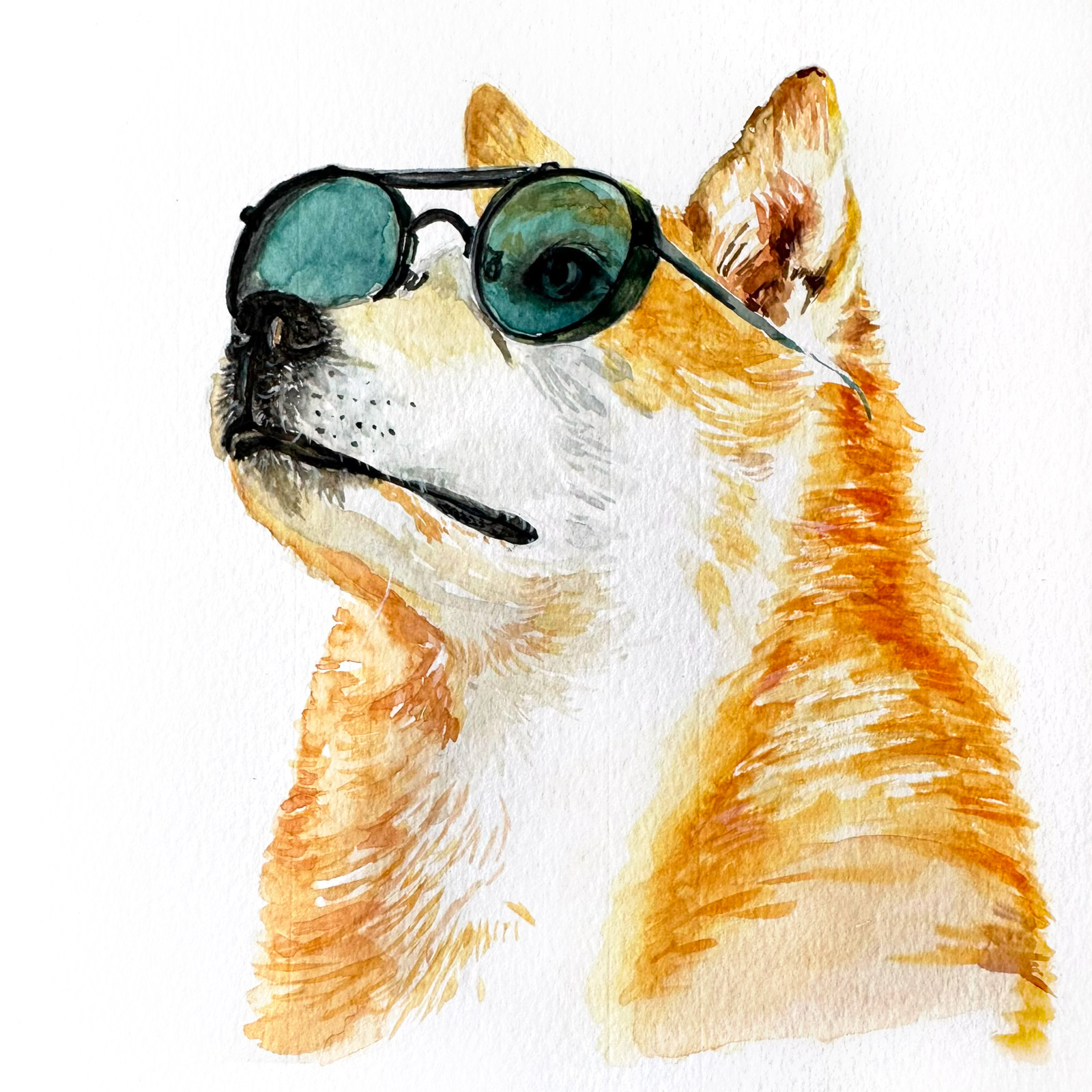 Cool — watercolour artwork by Kua Ling