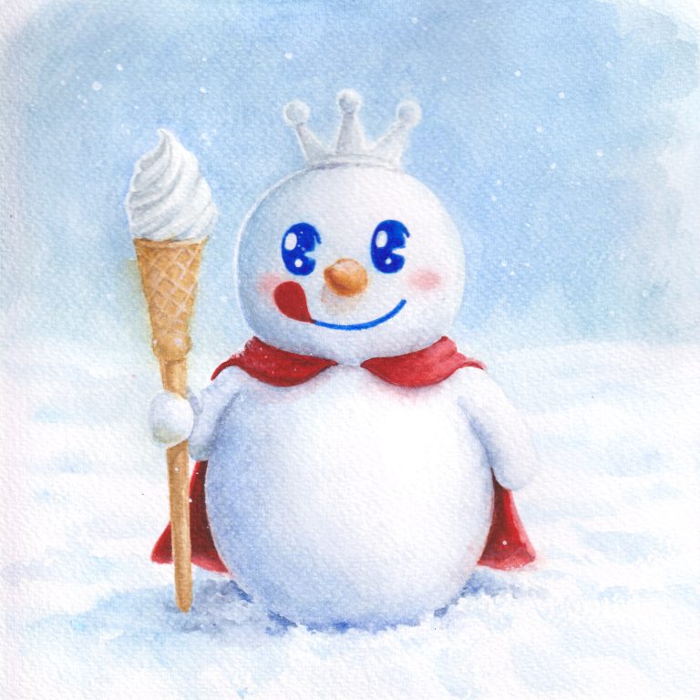 Cool — watercolour artwork by Liu Ling