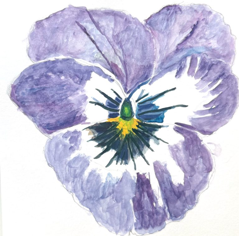 Cool — watercolour artwork by Madhavi