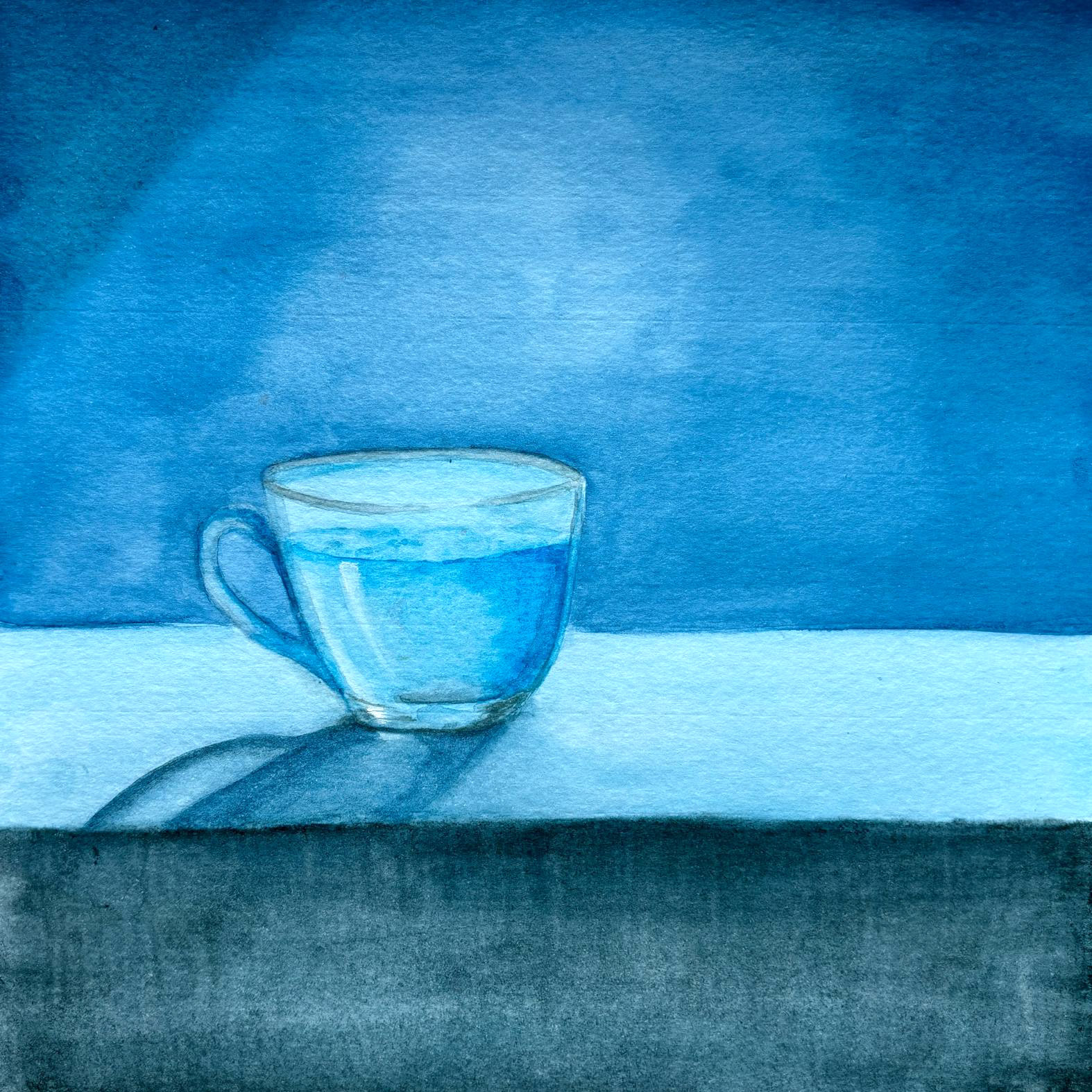 Cool — watercolour artwork by Sze Ling