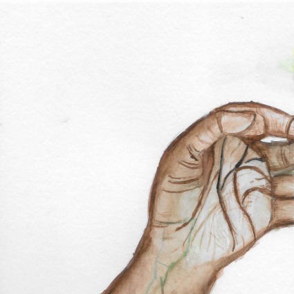 Pulse — watercolour artwork by Lucretia