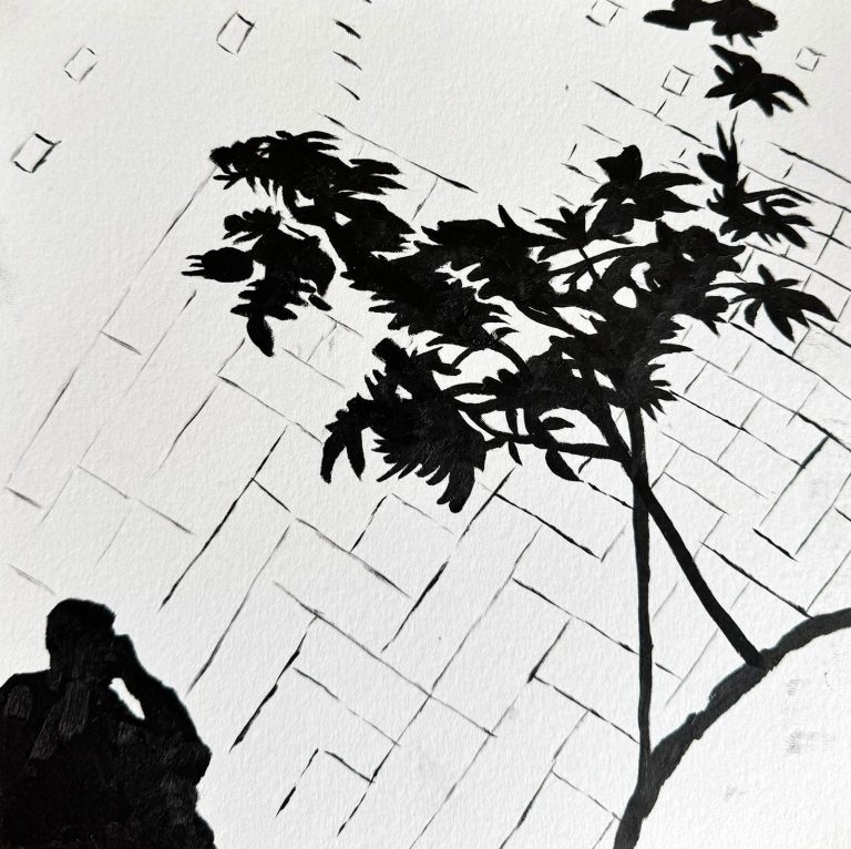 Shadow — oil artwork by Michael Wong