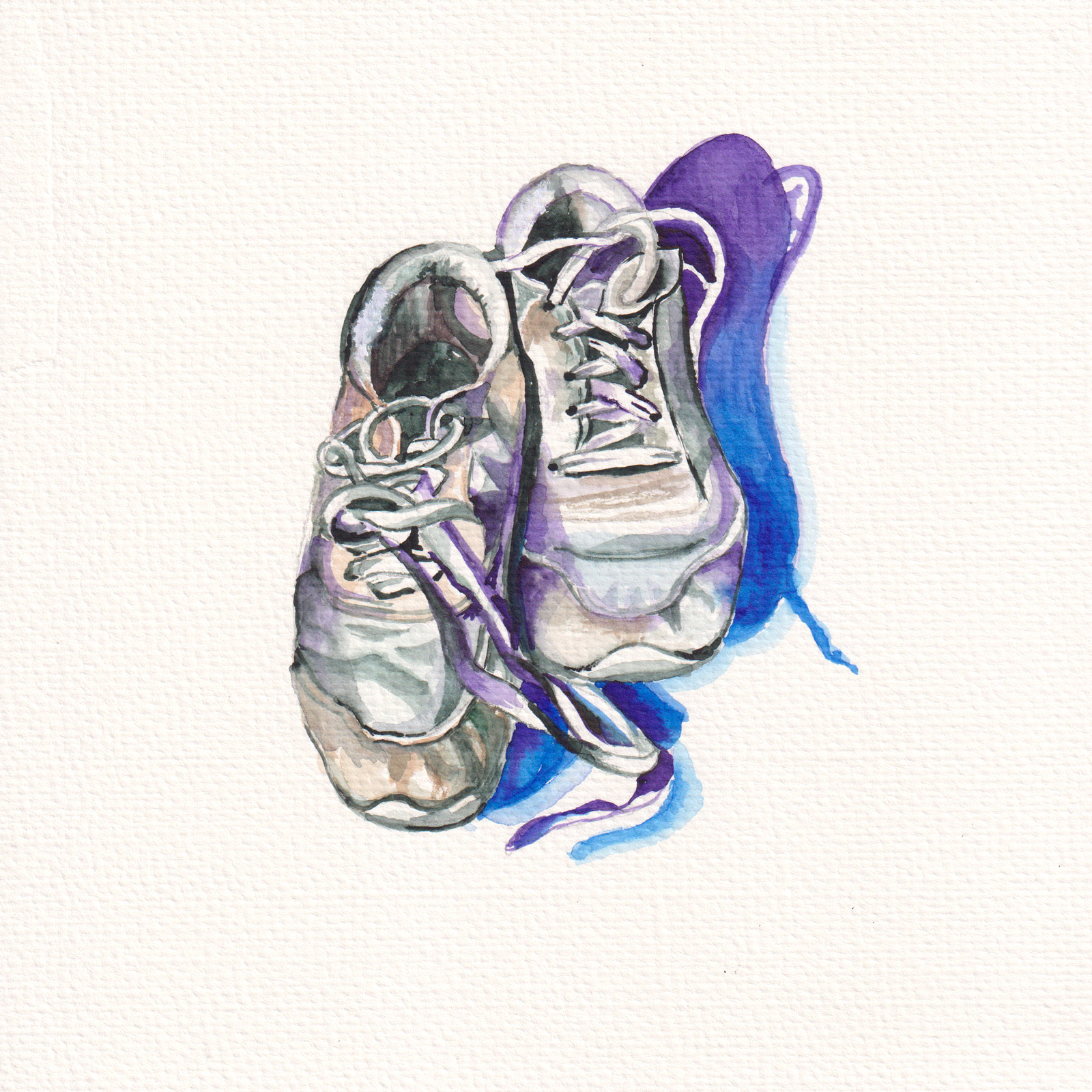 Shadow — watercolour artwork by Teresa Yong
