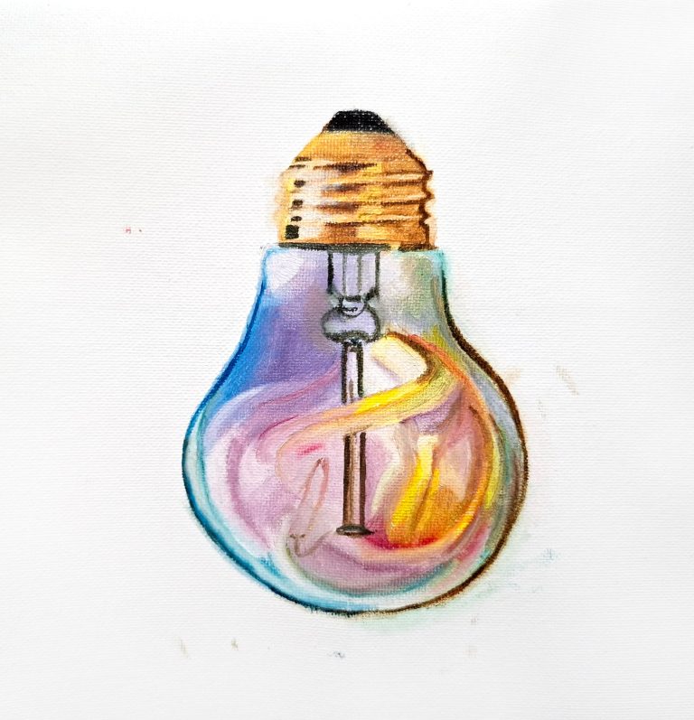 Fragile — oil artwork by Cher
