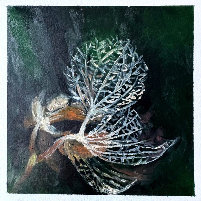 Fragile — oil artwork by Kua Ling
