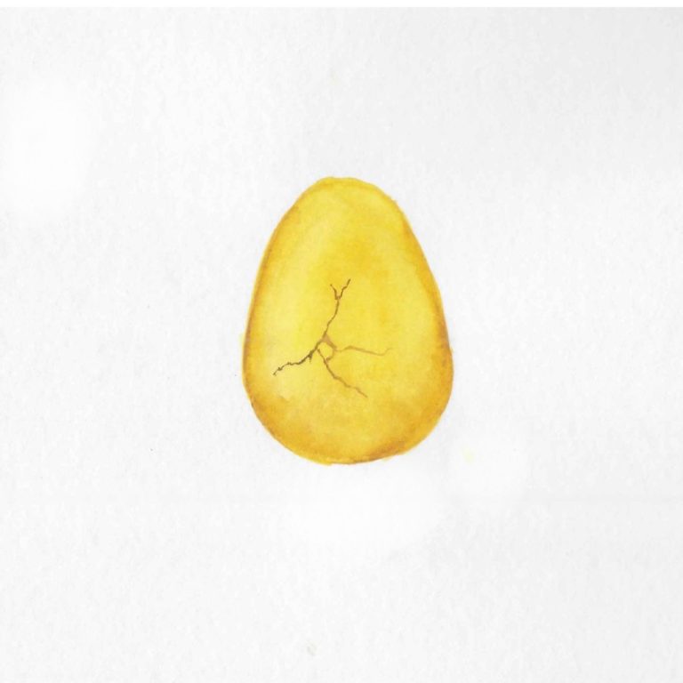 Fragile — watercolour artwork by Lucretia