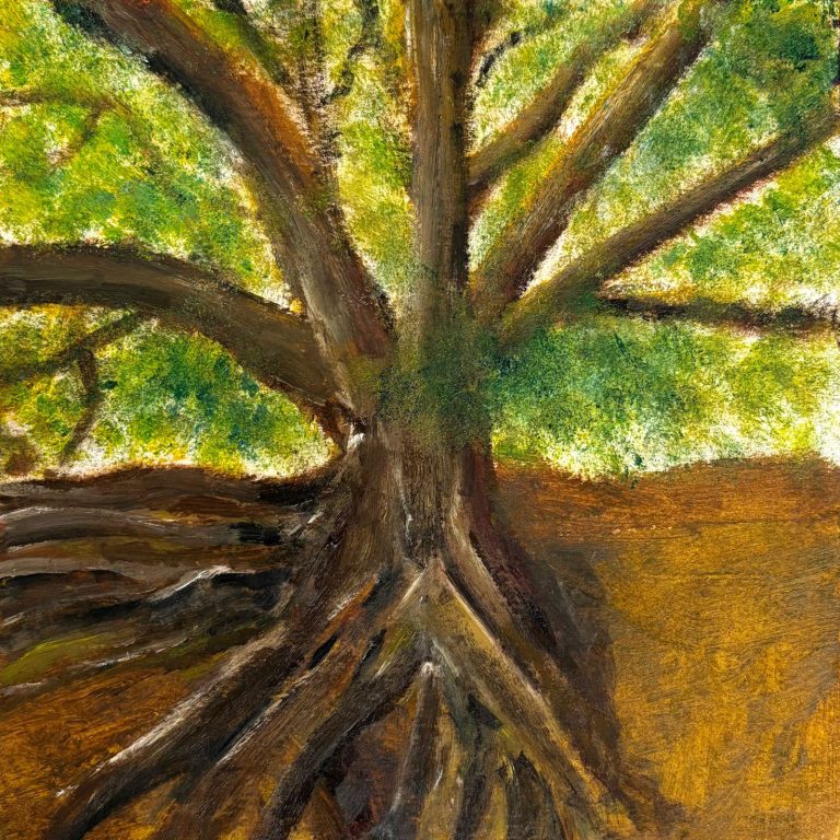 Solid — oil artwork by Abigail