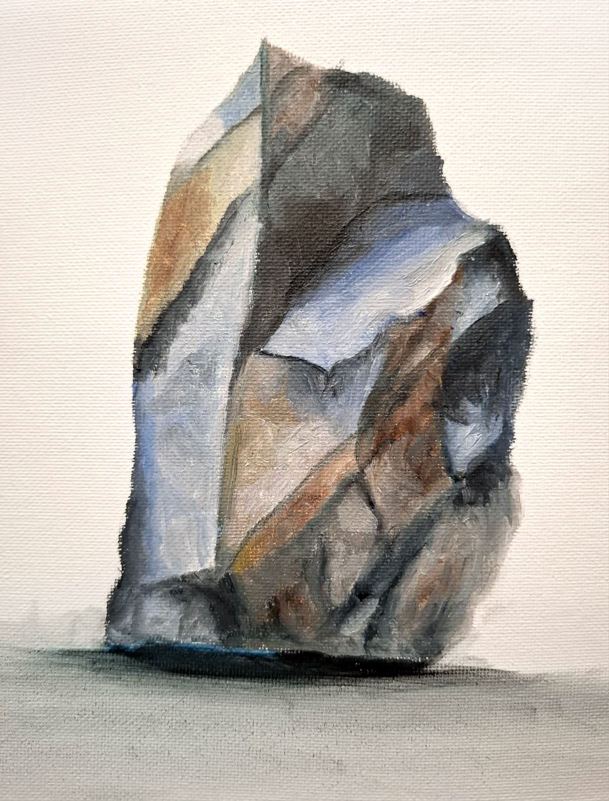 Solid — oil artwork by Cliff
