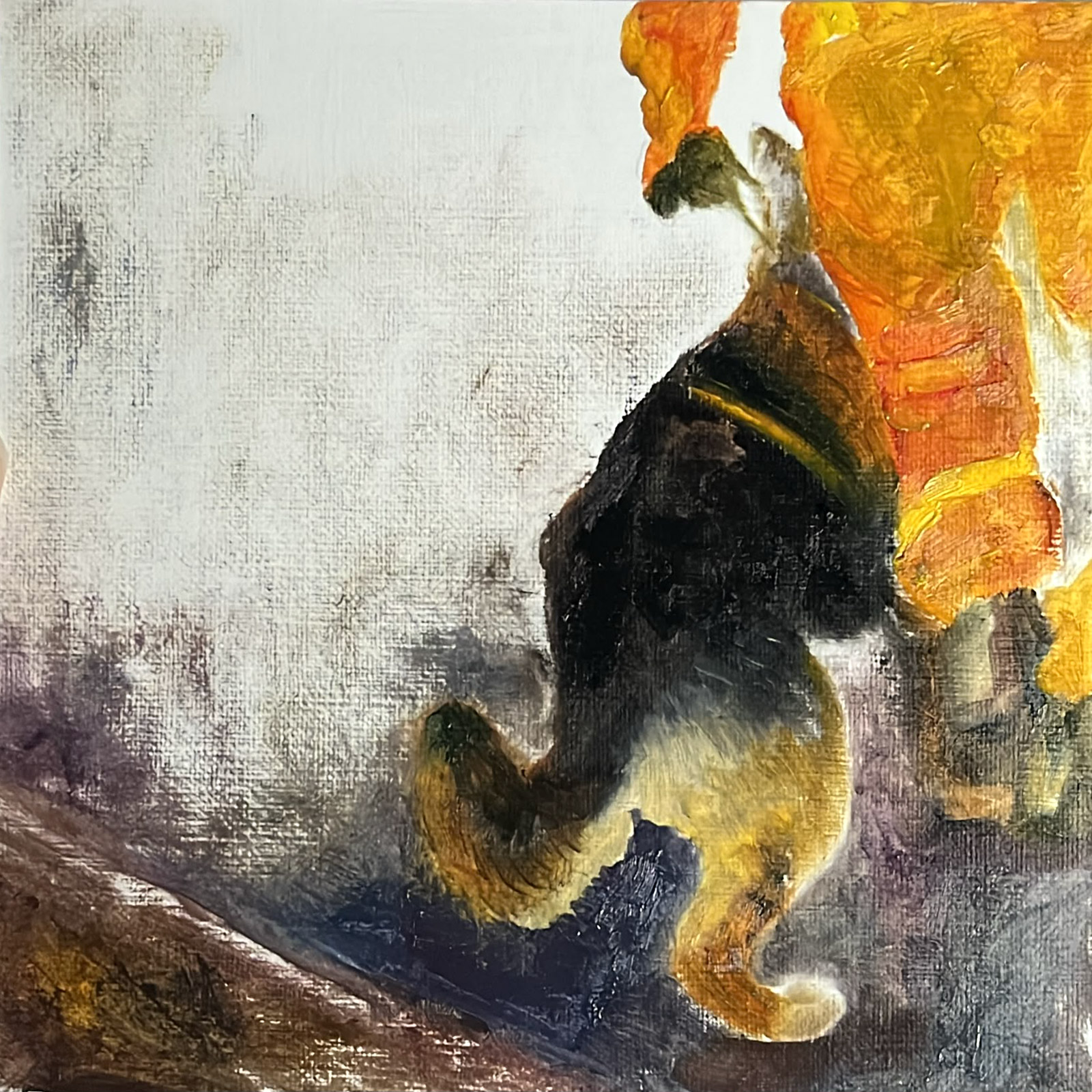 Solid — oil artwork by Danielle Poon