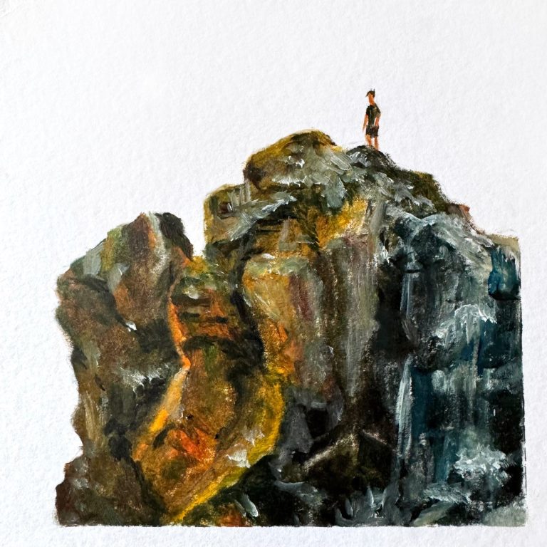 Solid — oil artwork by Kua Ling