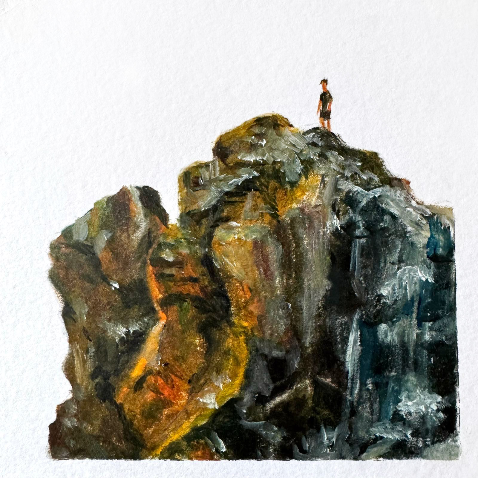 Solid — oil artwork by Kua Ling