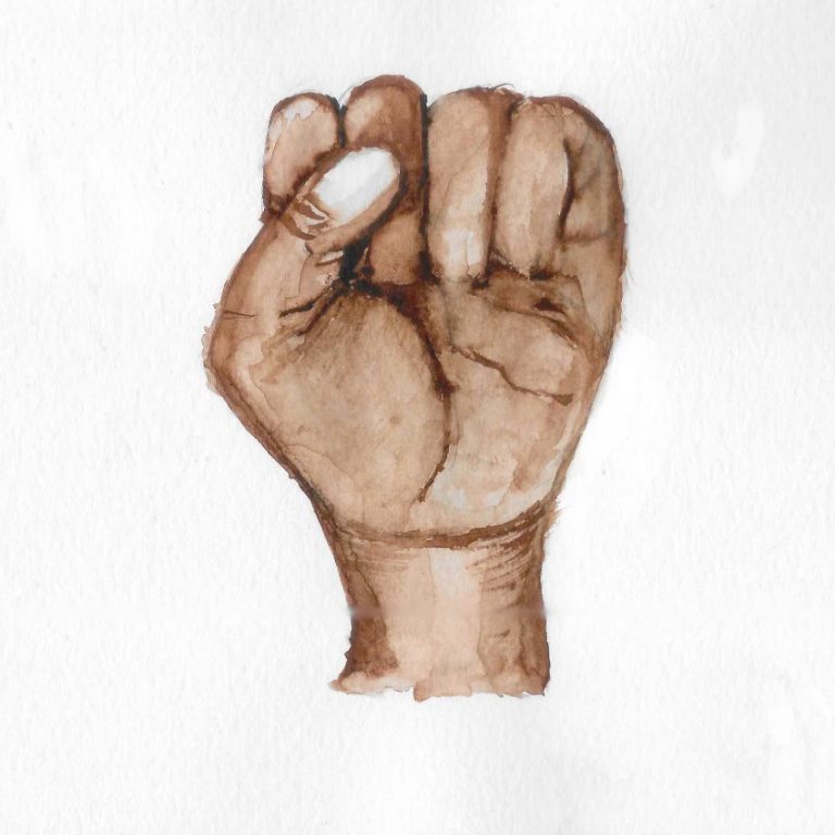 Solid — watercolour artwork by Lucretia