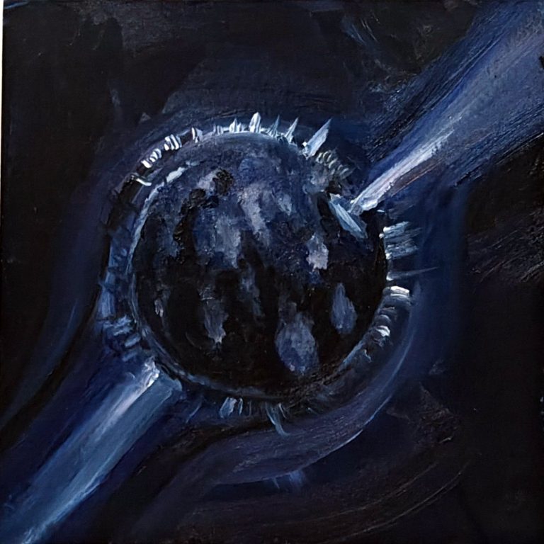 Solid — oil artwork by Nuha Alia