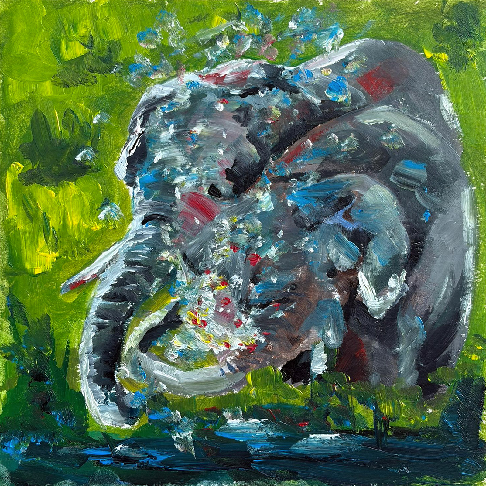 Breath — oil artwork by Juanita