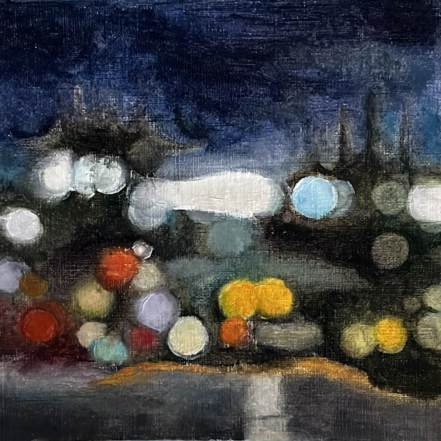 Blur — oil artwork by Danielle Poon