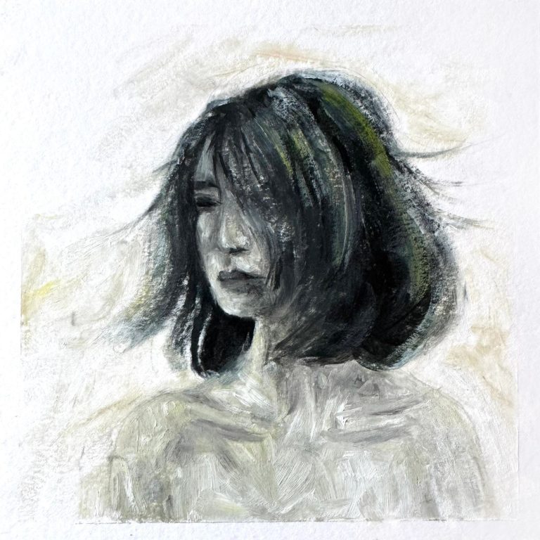 Blur — oil artwork by Kua Ling