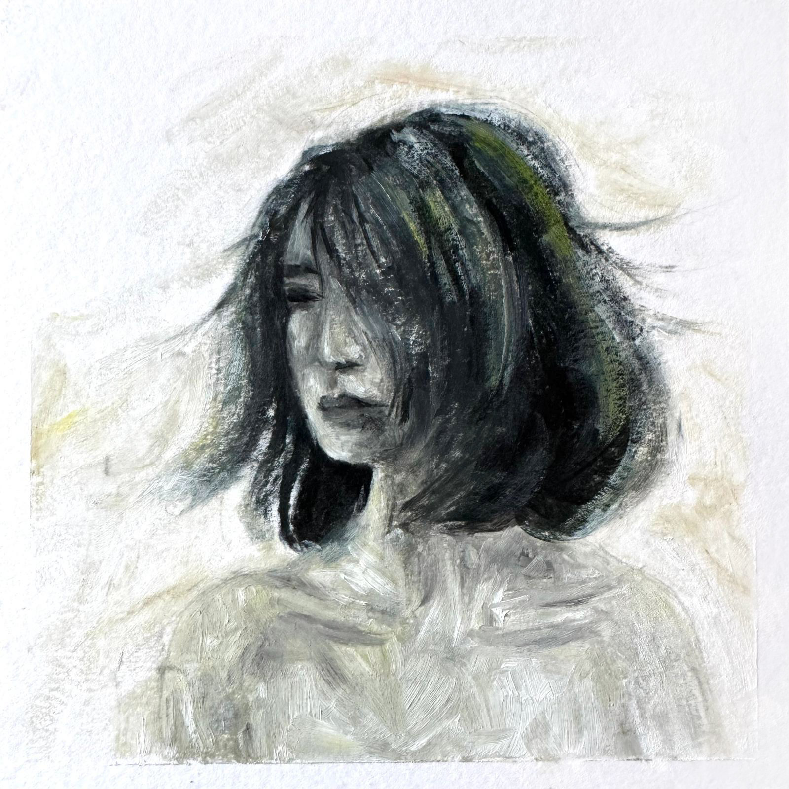 Blur — oil artwork by Kua Ling