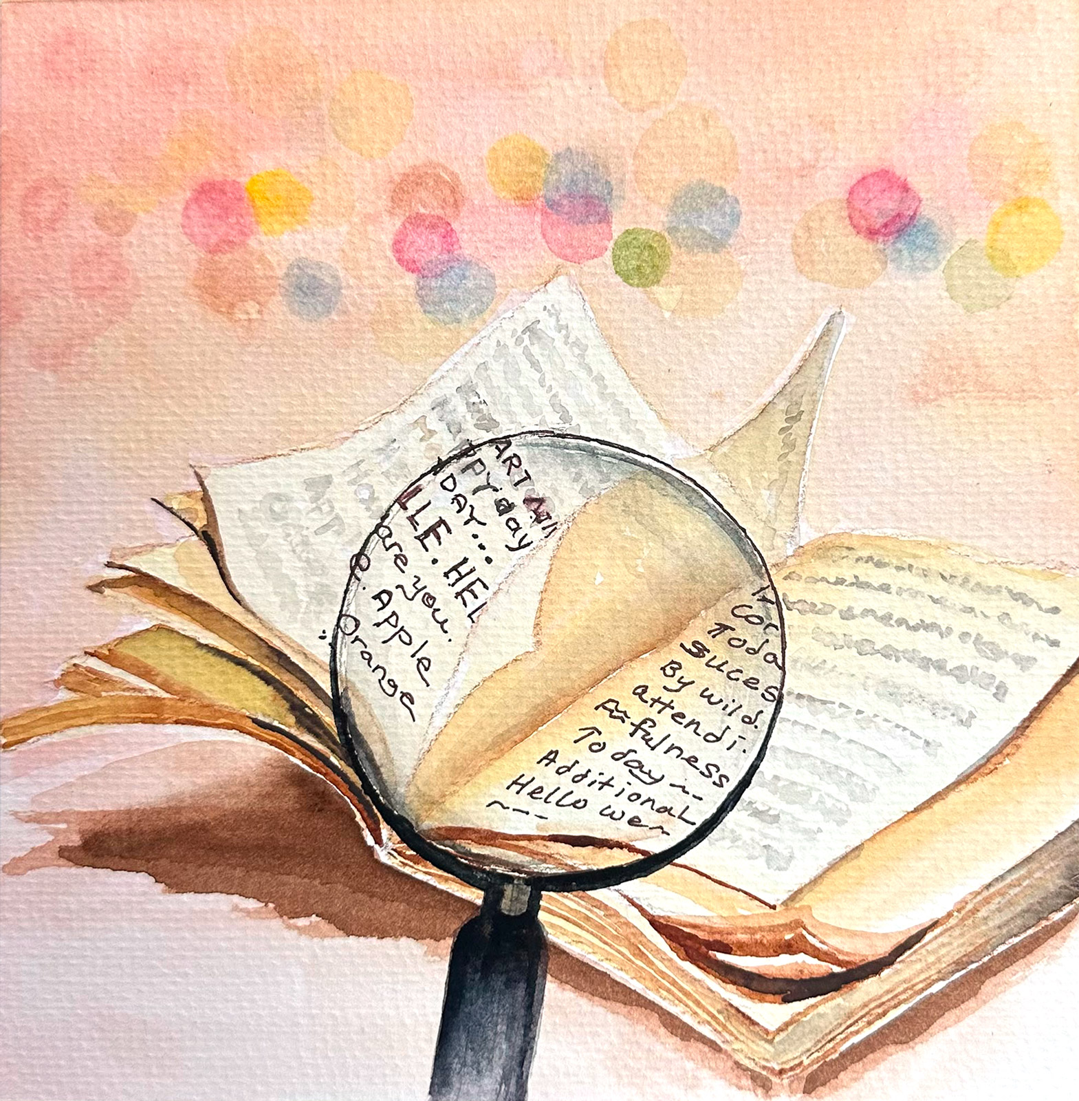 Blur — watercolour artwork by Teresa Yong