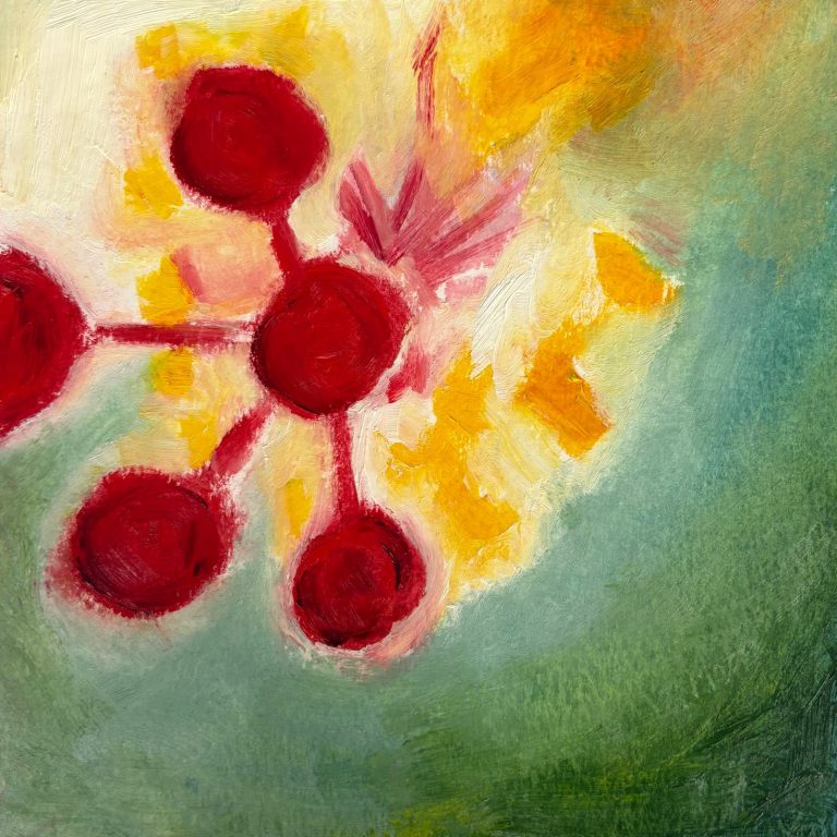 Vibrant — oil artwork by Abigail