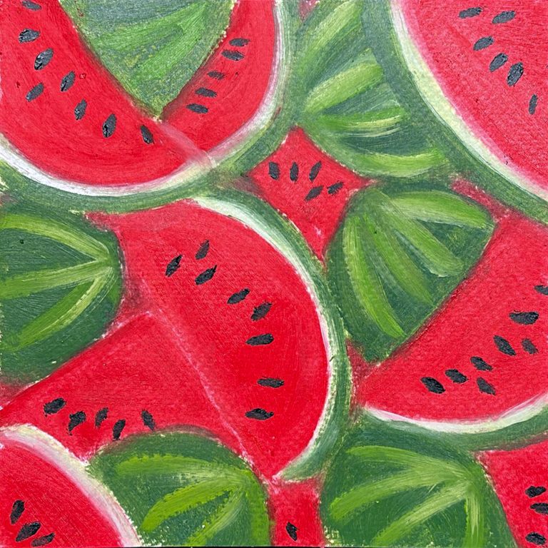 Vibrant — oil artwork by Karen Yap
