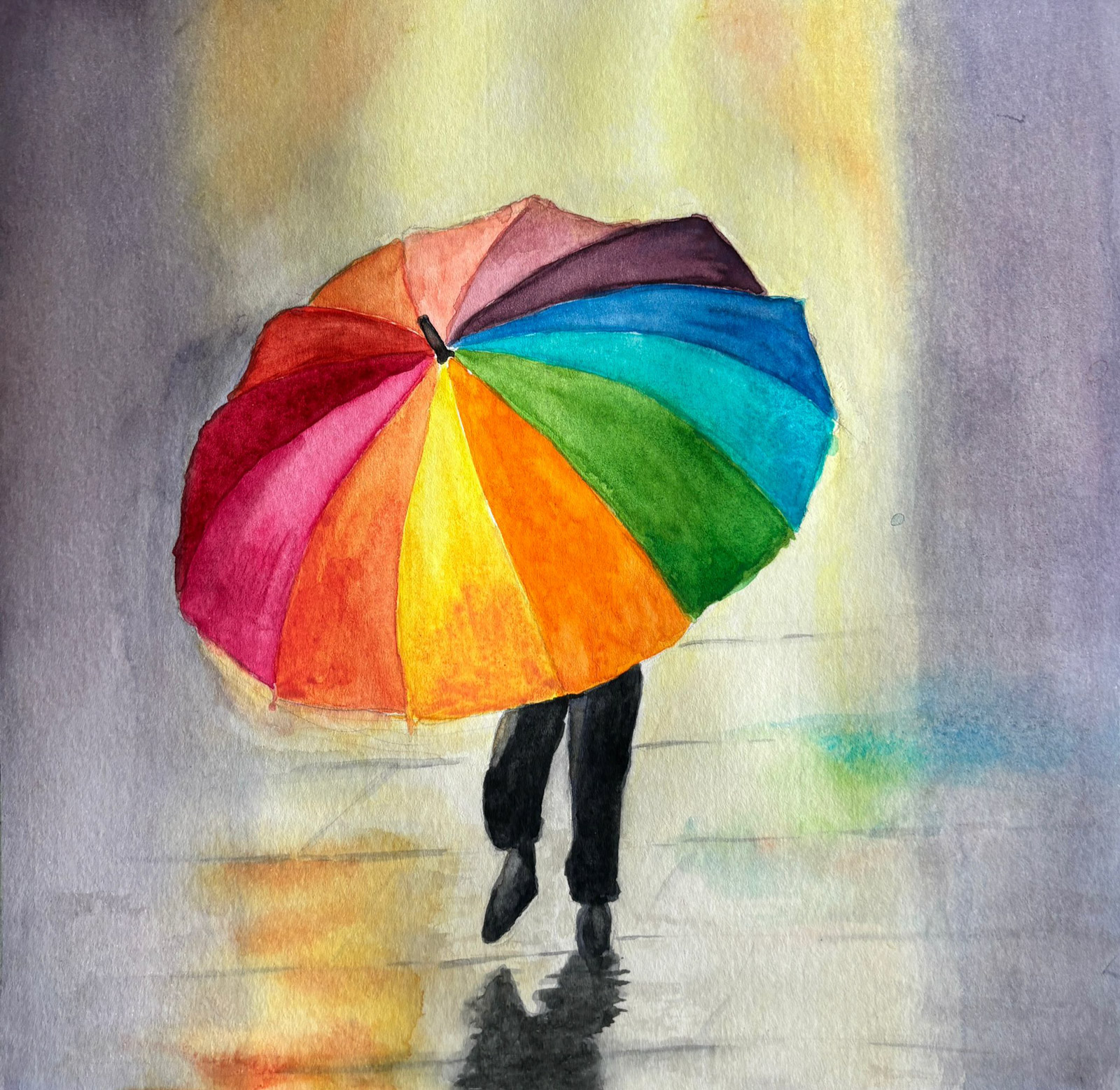 Vibrant — watercolour artwork by Sze Ling