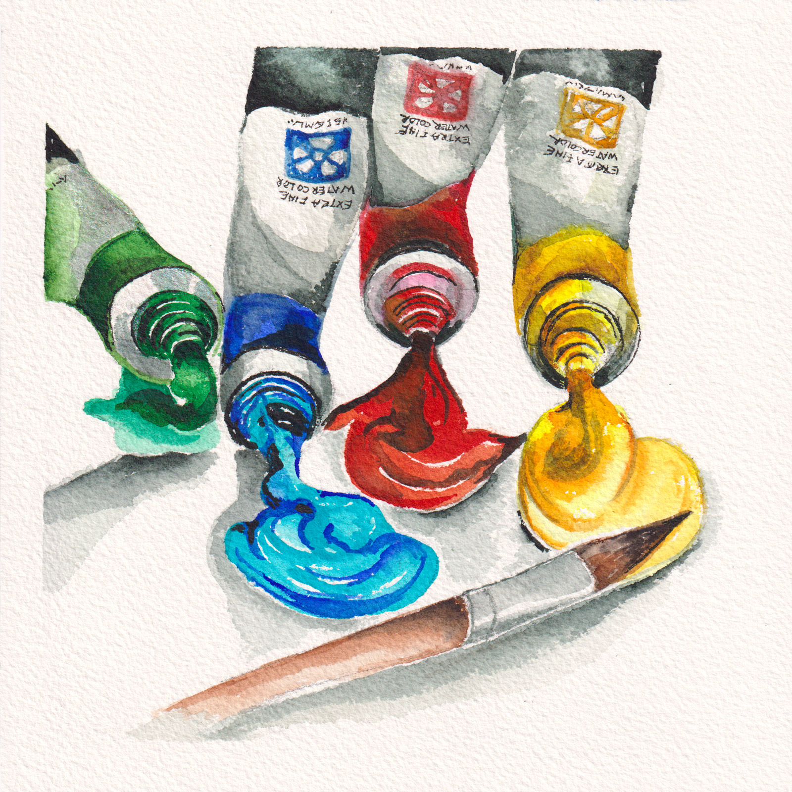 Vibrant — watercolour artwork by Teresa Yong