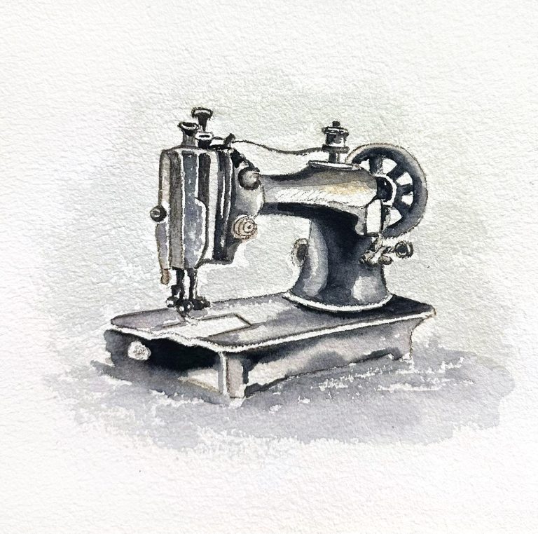 Muted — watercolour artwork by Teresa Yong