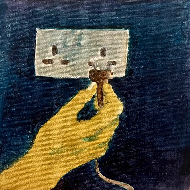 Connect — oil artwork by Danielle Poon