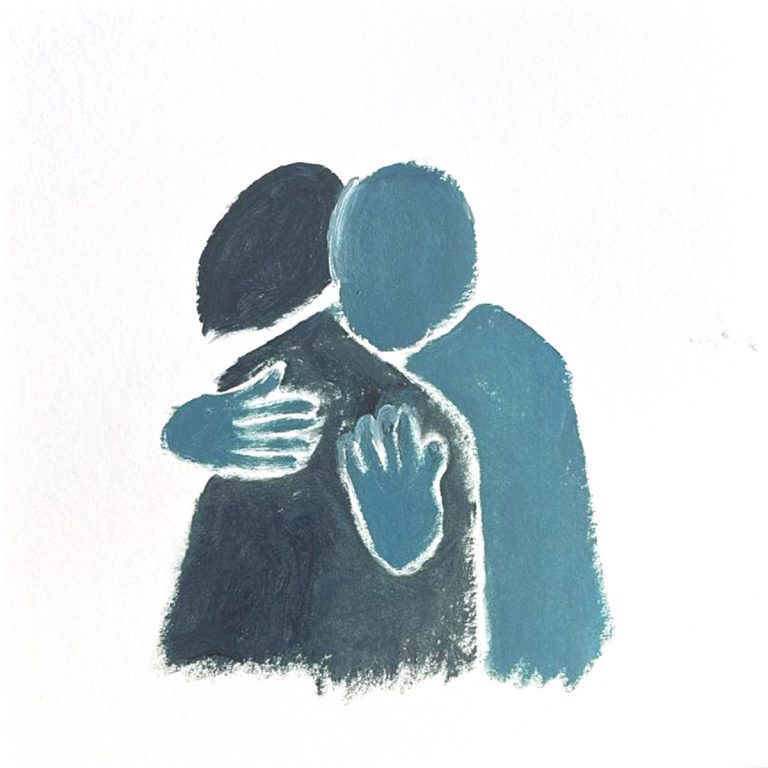 Connect — oil artwork by Karen Yap