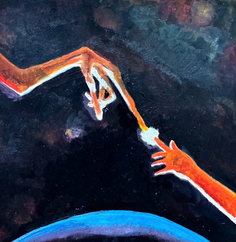 Connect — oil artwork by Michael Wong