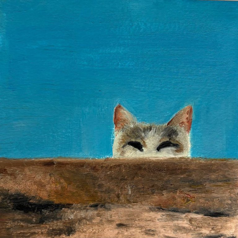 Hidden — oil artwork by Abigail