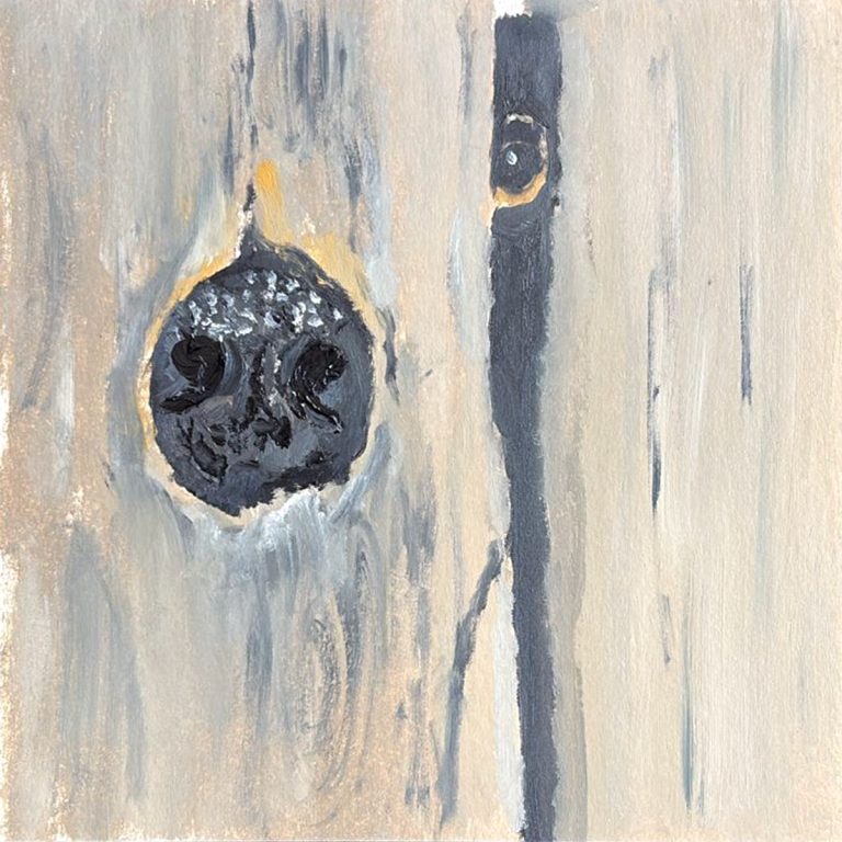Hidden — oil artwork by Karen Yap