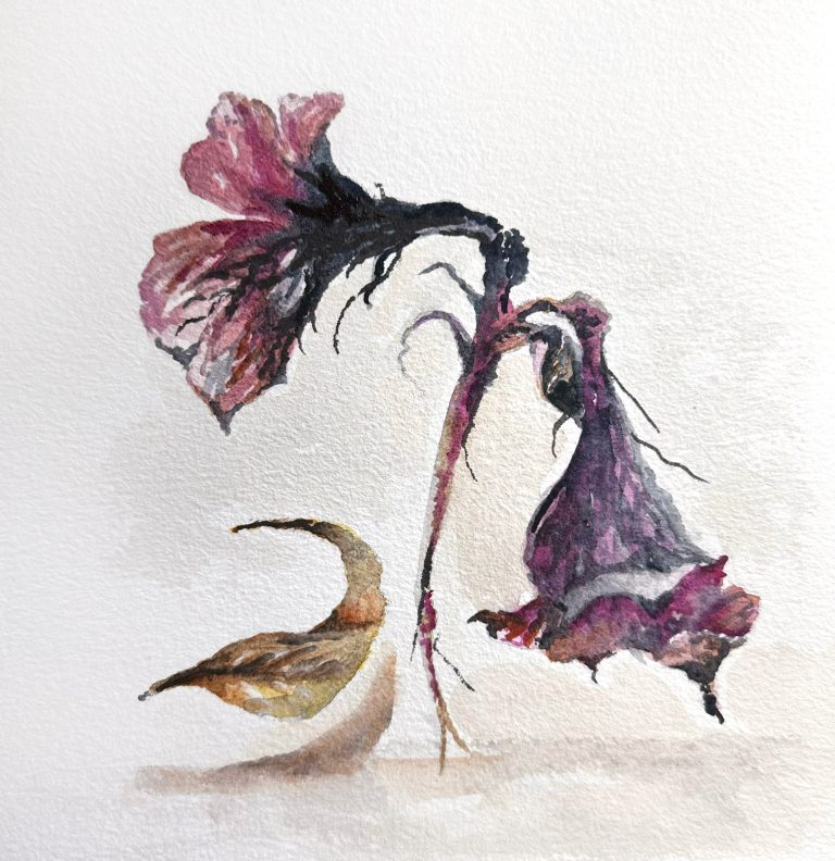 Time — watercolour artwork by Teresa Yong