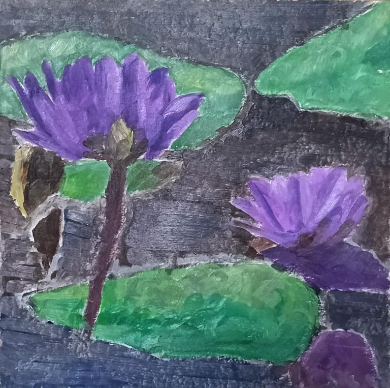 Bloom — oil artwork by Madhavi