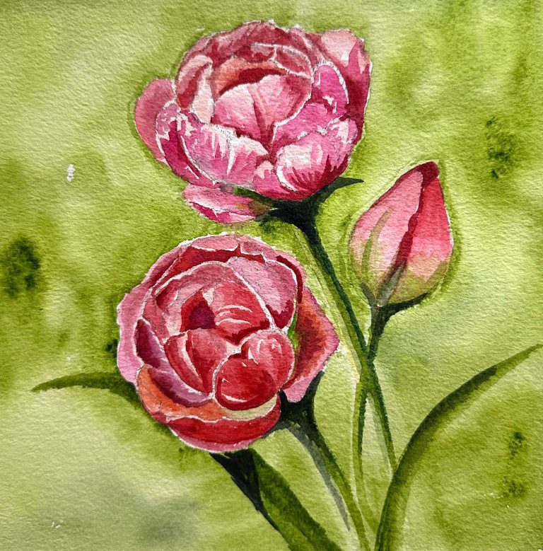 Bloom — watercolour artwork by Teresa Yong