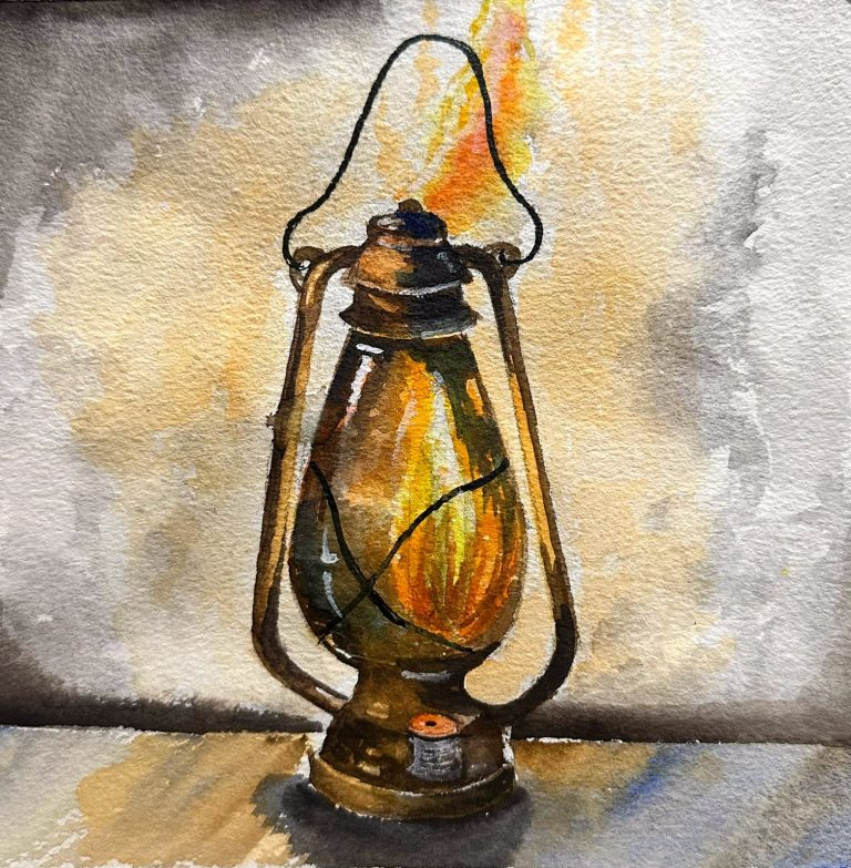 Glow — watercolour artwork by Teresa Yong
