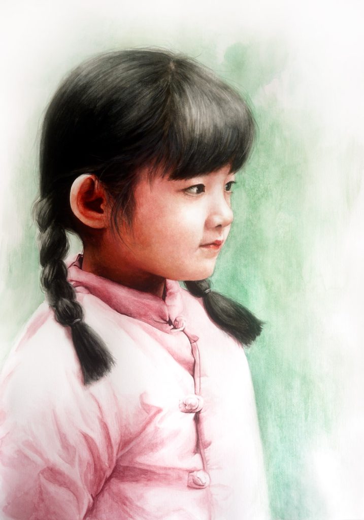 Girl in Pink by Liu Ling